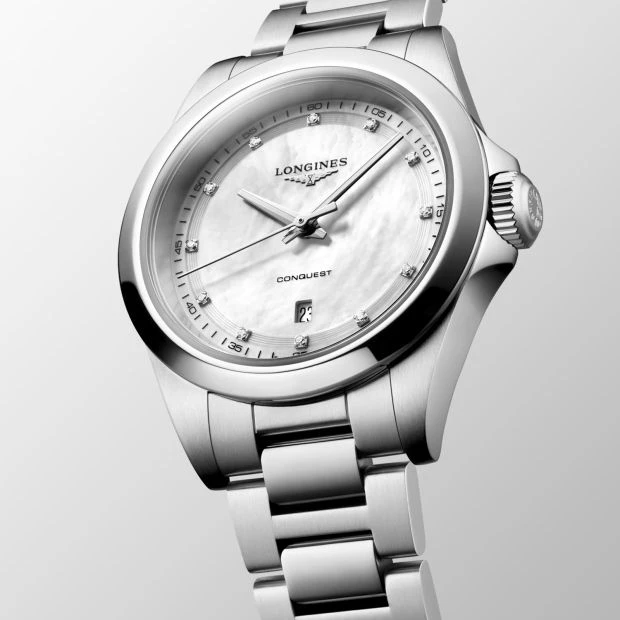 Longines Conquest met diamant - L33504876